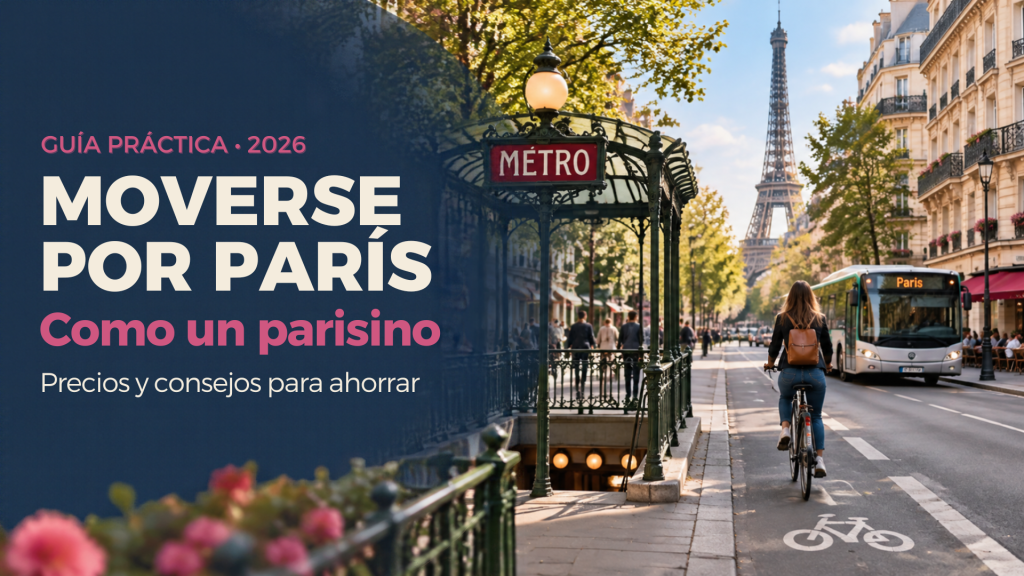 Cómo moverte en París como un parisino.