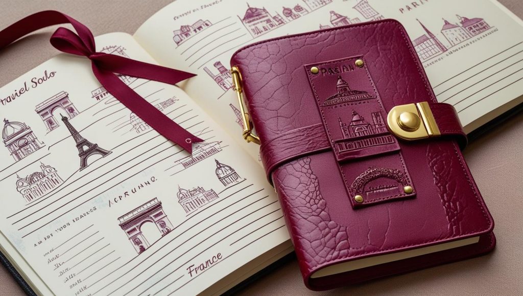 Cuaderno de Viaje para Mujeres que Viajan Solas a Francia