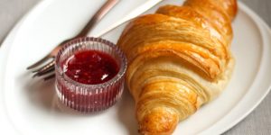 croissant on plate