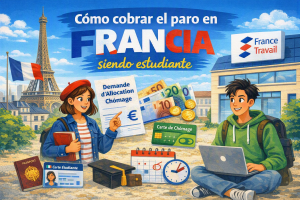 Cómo cobrar el paro en Francia siendo estudiante