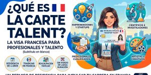 Carte Talent Francia