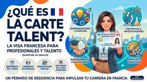 Carte Talent Francia