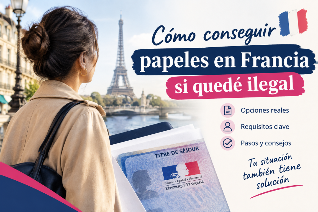 "Cómo conseguir papeles en Francia si quedé ilegal"