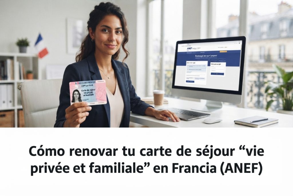 Cómo renovar la carte de séjour vie privée et familiale en Francia