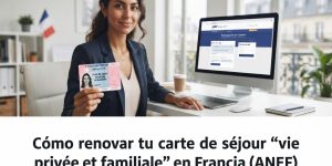 Cómo renovar la carte de séjour vie privée et familiale en Francia