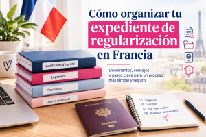 cómo oraganizar tu expediente de regularización en Francia
