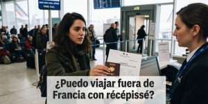 ¿Puedo viajar fuera de Francia con récépissé