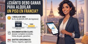 Cuánto debo ganar para alquilar un piso en Francia
