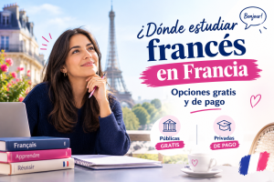 Dónde estudiar francés en Francia opciones gratis y de pago