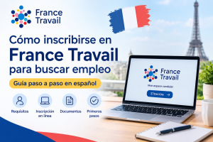 Cómo inscribirse en France Travail en 2026