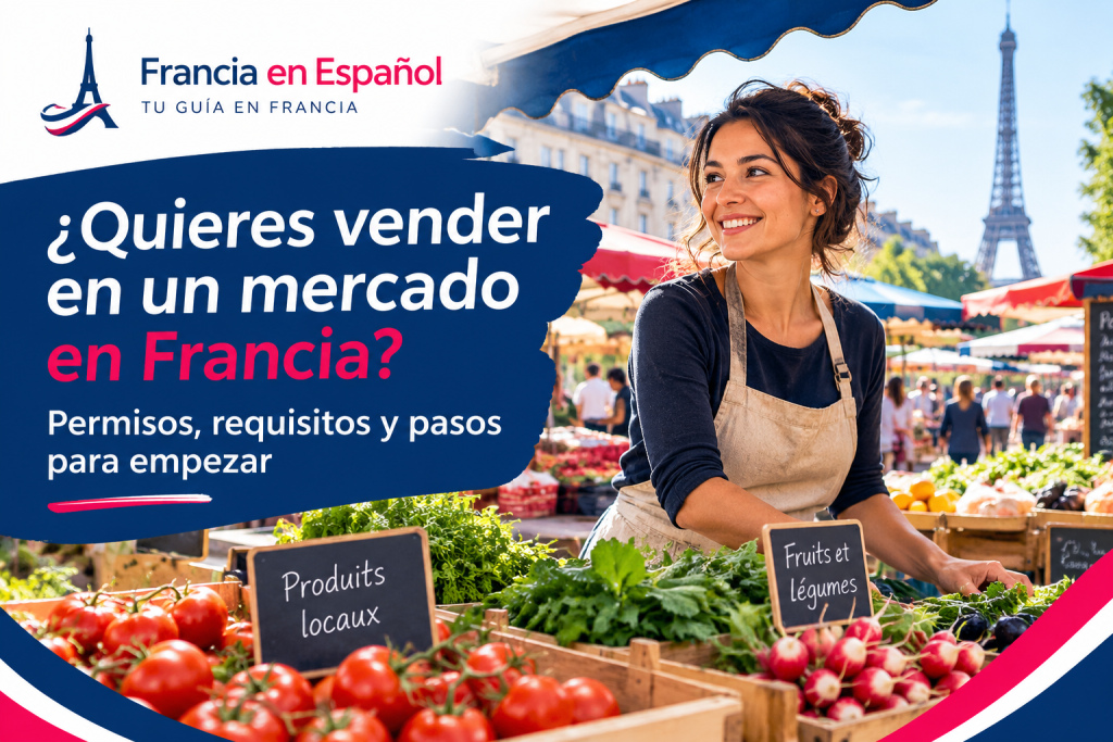Cómo abrir un puesto de mercado en Francia